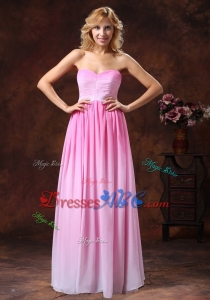 Ombre Color Chiffon Sweetheart Holiday Dress