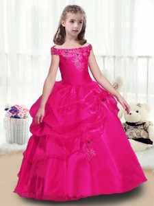 Beautiful Ball Gown Mini Quinceanera Gowns with Beading and Appliques 