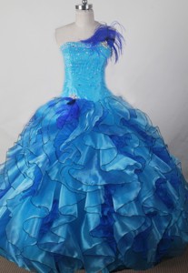Exquisite Beading and Ruffles Decorate Bodice Ball Gown Little Girl Pageant Dress Strapless Floor-le