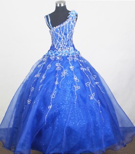 Beautiful Little Gril Pageant Dress With Beading