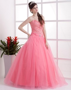 New Arrivals A Line Sweetheart Pageant Dress In Watermelon