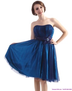 Luxurious Sweetheart Mini Length Prom Dress With Belt And Beading