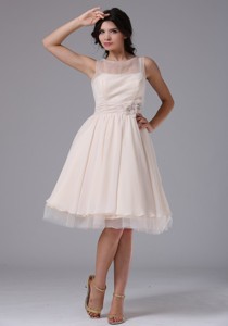 Bateau For Short Sweet 16 Dress With Tulle Knee-length