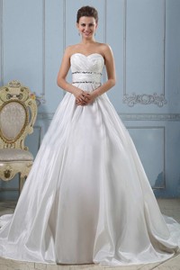 Modest Princess Sweetheart Beaded Decorate and Ruch Wedding Gowns For Wedding Party 