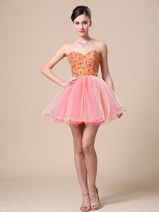 Sweetheart For Custom Made Prom Dress with Beaded Bodice Organza