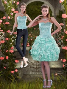 Classical Strapless Prom Dress With Beading And Ruffles