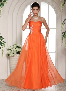 Orange Red Appliques Decorate Stylish Prom Celebrity Dress With Sweetheart In North North Dakota