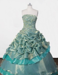 Exclusive Ball Gown Strapless Floor-length Quinceanera Dress Appliques