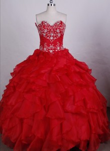 Exquisite Ball Gown Sweetheart-neck Floor-length Quinceanera Dress