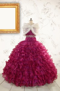 Prefect Quinceanera Dress With Beading And Ruffles
