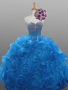 Wonderful Beaded Quinceanera Gowns In Organza Fall