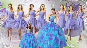 Elegant Multi Color Tulle Quinceanera Dress And Lovely Ball Gown Mini Quinceanera Dress And Fash