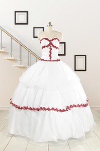 Sweetheart Ball Gown Quinceanera Dress With Appliques