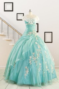 Ball Gown Sweetheart Cheap Quinceanera Dress With Appliques