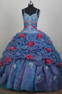 Beautiful Ball Gown Straps Floor-length Quincenera Dress
