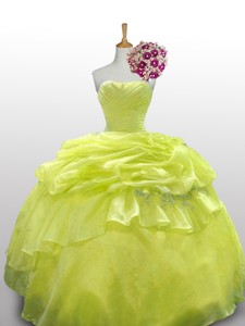 Popular Paillette And Beaded Quinceanera Dress In Organza