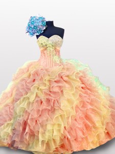 Summer Sexy Sweetheart Quinceanera Dress With Beading