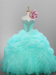 Gorgeous Sweetheart Beaded Quinceanera Dress With Ruffled Layers