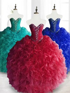 Gorgeous Ball Gown Sweetheart Quinceanera Dress With Beading