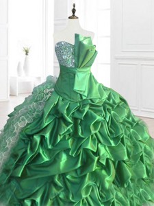 New Arrivals Sequins And Ruffles Quinceanera Dress With Pick Ups