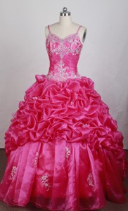 Beautiful Ball Gown Strap Floor-length Quinceanera Dress