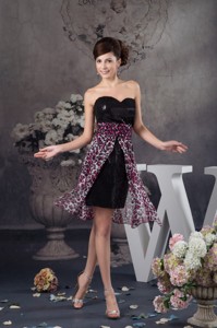 Beaded and Sequined Prom Cocktail Dress with Detachable Skirt