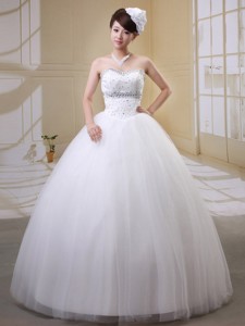Rhinestones Decorate Bodice Wedding Gowns With Sweetheart Tulle In Haapavesi Finland