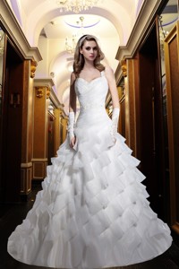 Elegant A Line Halter Beading Lace Wedding Dress with Zipper Up 