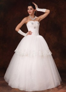 Lace Beaded Sweetheart Church Wedding Dress For Customize Hottest In Orange Beach Alabama 