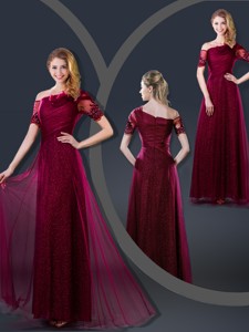 Perfect Empire Appliques Prom Dress With Asymmetrical