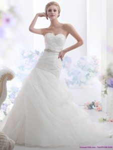 Gorgeous Sweetheart Wedding Dress With Beading