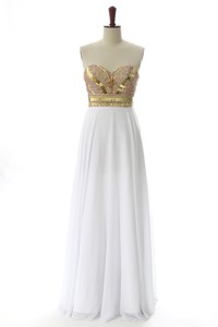 Empire Sweetheart Custom Made Prom Dress With Beading And Sequins