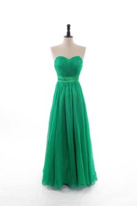 Spring Empire Sweetheart Prom Dress With Belt