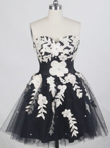 Exquisite Short Sweetheart Neck Mini-length Prom Dress