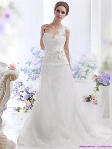 Wonderful A Line Wedding Dress With Lace