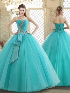 Lovely Sweetheart Quinceanera Dress With Beading And Paillette