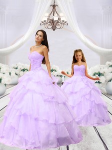 Affordable Beading And Ruching Lilac Princesita Dress