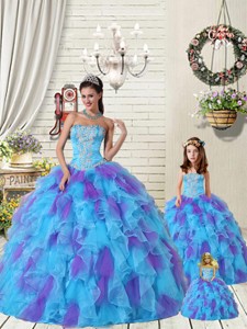 Appliques Princesita Dress With Beading And Ruffels