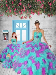 New Style Multi-color Princesita Dress With Appliques And Ruffles