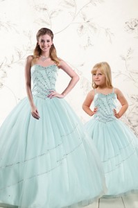 Remarkable Tulle Ball Gown Appliques and Ruffles Princesita Dress 