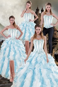 New Style Ruffles Quinceanera Dress In Multi Color