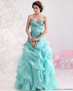Perfect Sweetheart Floor Length Quinceanera Dress With Appliques