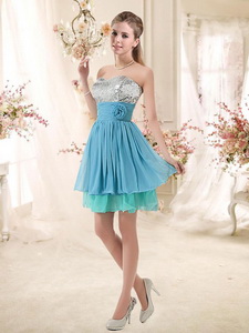 Discount Sweetheart Quinceanera Court Dress With Sequins
