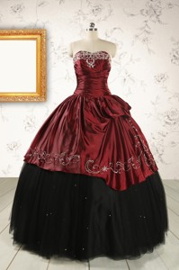 Formal Ball Gown Embroidery Quinceanera Dress With Sweetheart