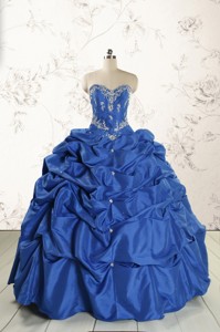 Elegant Beading Quinceanera Dress In Royal Blue