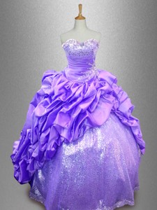 Popular Strapless Quinceanera Dress With Sequins