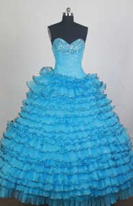 Beautiful Ball Gown Sweetheart-neck Floor-length Quinceanera Dress