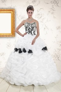 Hot White Sweet 15 Dress With Pick Ups
