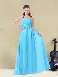 Gorgeous Sweetheart Empire Bridesmaid Dress With Belt