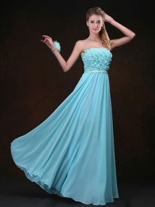 Beautiful Empire Strapless Bridesmaid Dress With Appliques